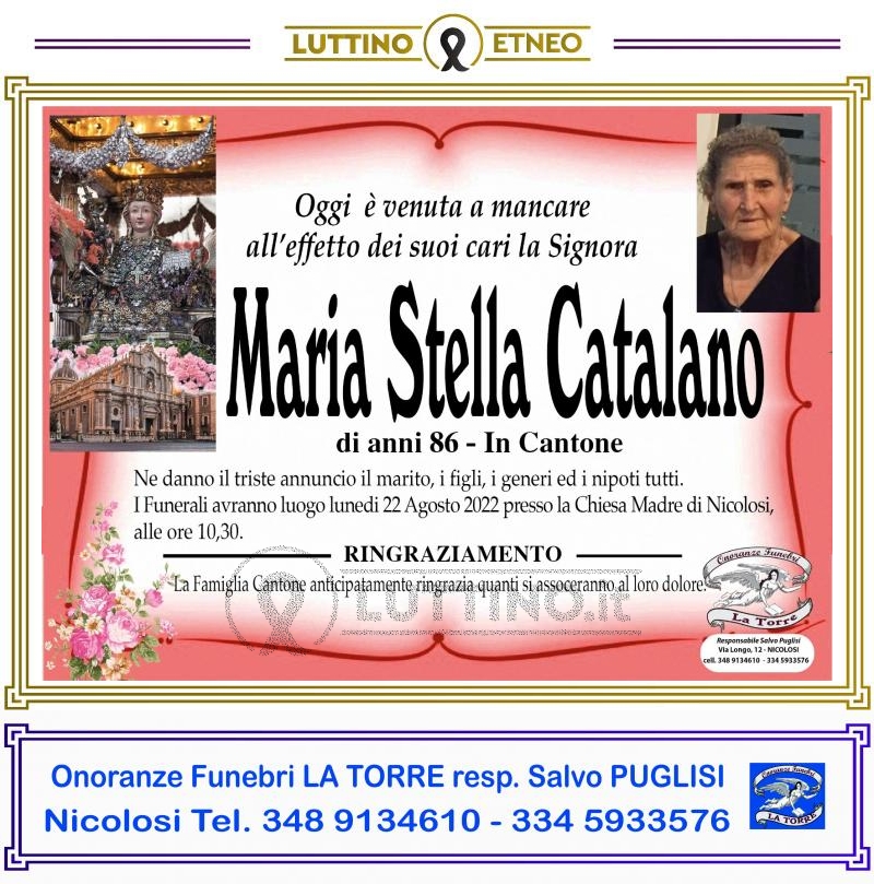 Maria Stella  Catalano 